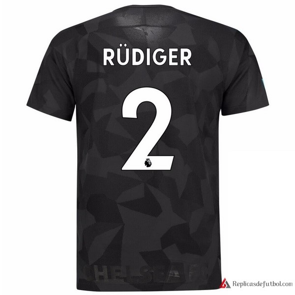Camiseta Chelsea Tercera equipación Rudiger 2017-2018